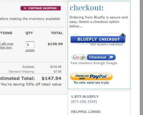 blueflycheckout blueflycheckout