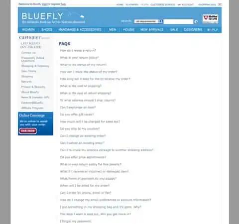 blueflyfaq blueflyfaq