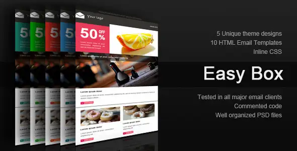 Easy Box - Newsletters Email Templates
