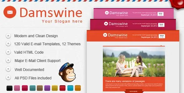 Damswine E-mail Template - Email Templates Marketing