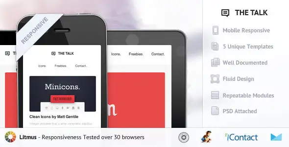 The Talk - Responsive E-mail Template - Email Templates Marketing