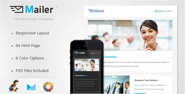 Mailer - Responsive Email Template - Email Templates Marketing