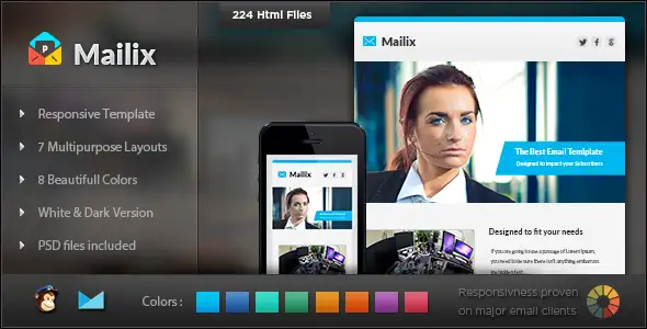 Mailix - Responsive Email Template - Email Templates Marketing