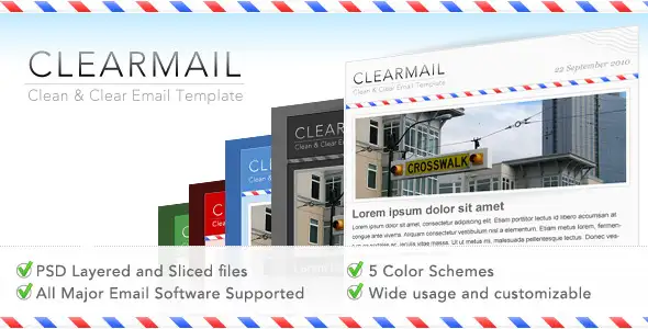 CLEARMAIL - Newsletter Premium Template - Newsletters Email Templates