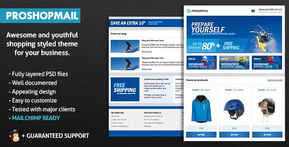 ProShopMail E-Mail Template - Email Templates Marketing