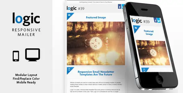 Logic - Responsive Email Newsletter Template - Email Templates Marketing