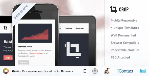 Crop - Responsive E-mail Templates - Email Templates Marketing