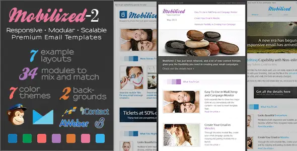 Mobilized-2 - Responsive & Modular Email Templates - Newsletters Email Templates