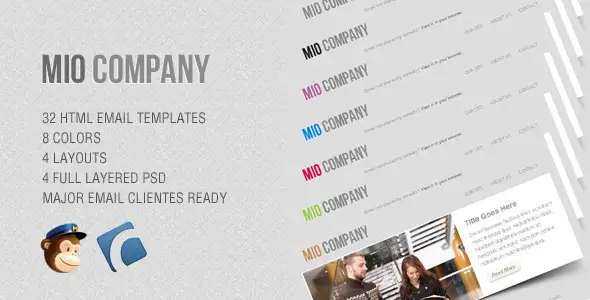 Mio - Corporate Email Template - Email Templates Marketing
