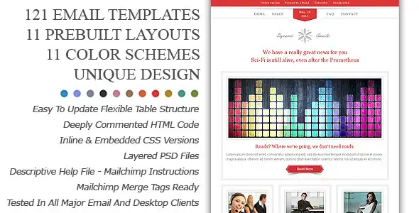 Dynamic Emailer - Premium Email Template - Email Templates Marketing