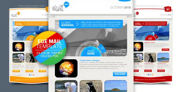 EUE Mail Template - Newsletters Email Templates