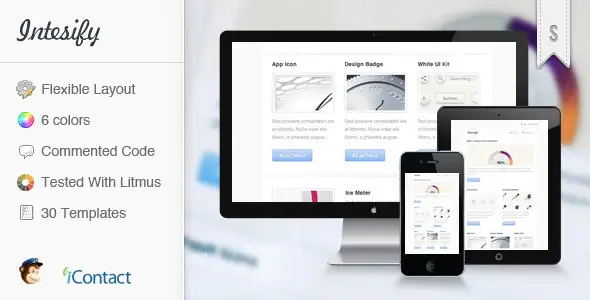 Intensify - Premium E-mail Newsletter - Newsletters Email Templates