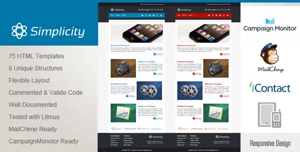 Simplicity - Responsive Email Template - Email Templates Marketing