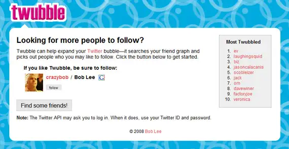 twubble-twitter-tool