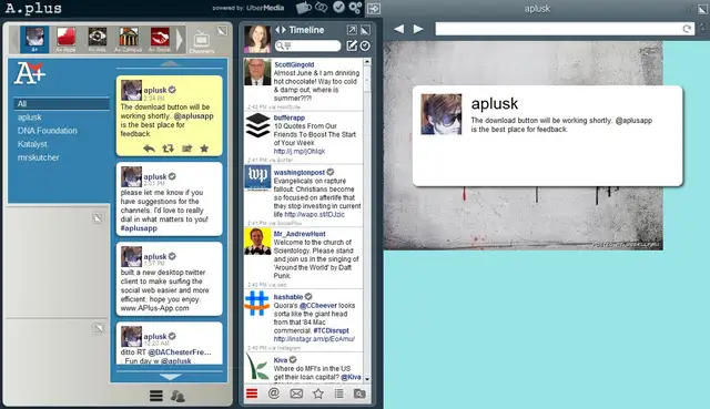 a plus twitter client